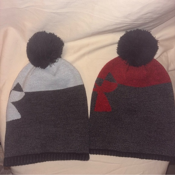 🌟 SOLD 🌟 Under Armour Knit Hats 2 Pack Youth Size  OS - Picture 2 of 2